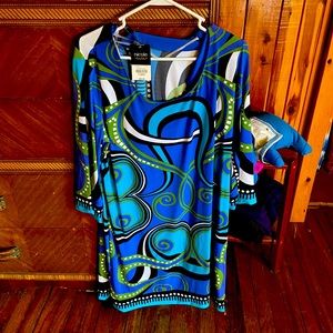 Nicole by Nicole Miller Long Sleeve Dress XL